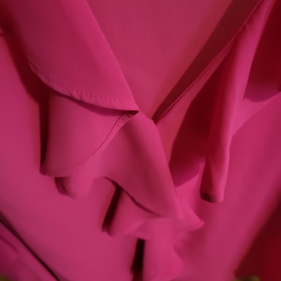 Pink blouse with ruffles - Picture 9 of 10